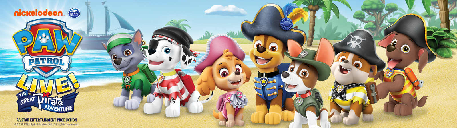 PAW Patrol Live! The Pirate Adventure NJPAC