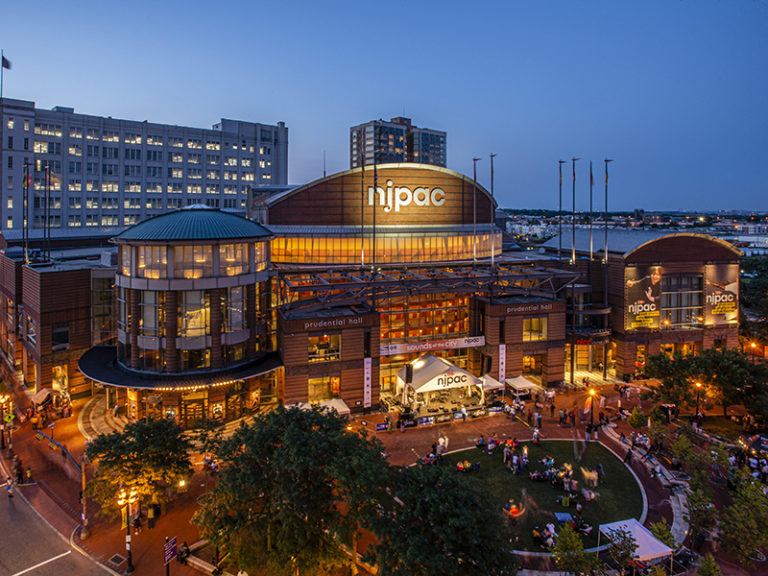 NJPAC Exterior Dusk