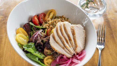 Ancient grain bowl with Chicken